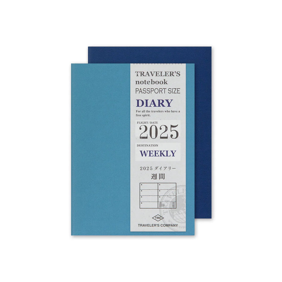 TRAVELER'S notebook Refill 2025 Weekly (Passport Size)