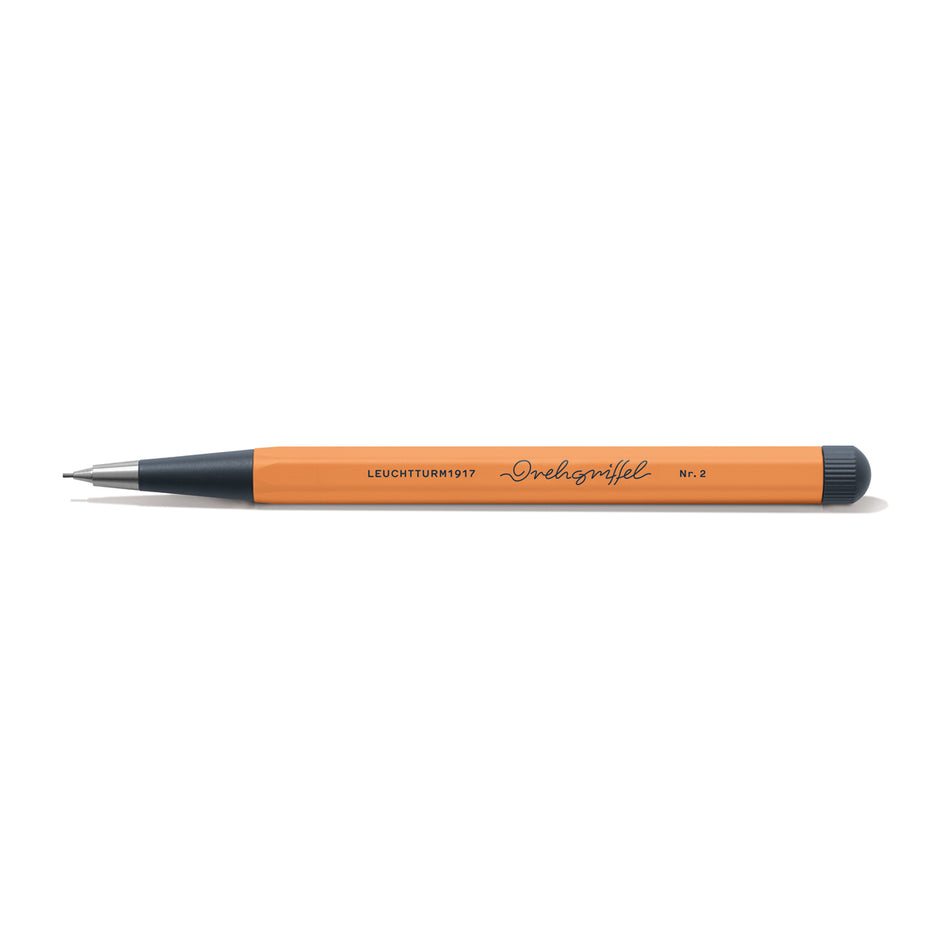 LEUCHTTURM1917 Drehgriffel Nr. 2 Twist Pencil HB Graphite (0.7mm) Aluminium Barrel - Apricot