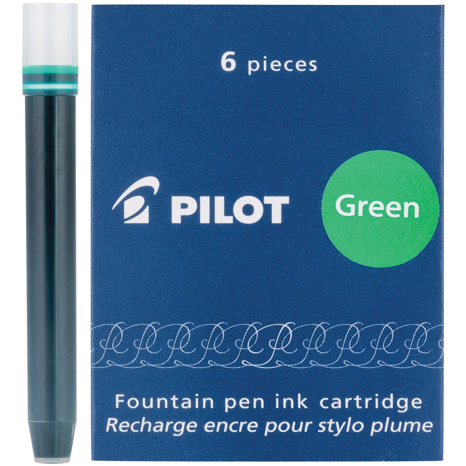 Pilot/Namiki Fountain Pen Cartridges - Green