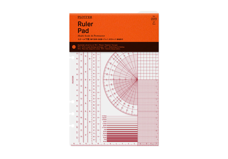 Plotter A5 Ruler Pad