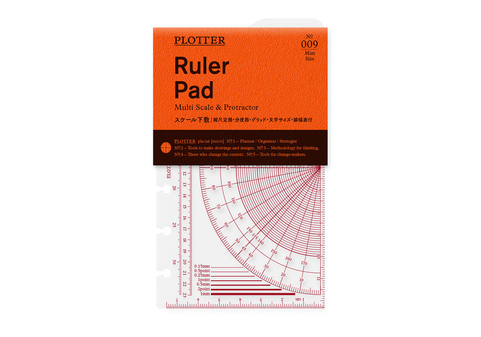 PLOTTER Mini Ruler Pad