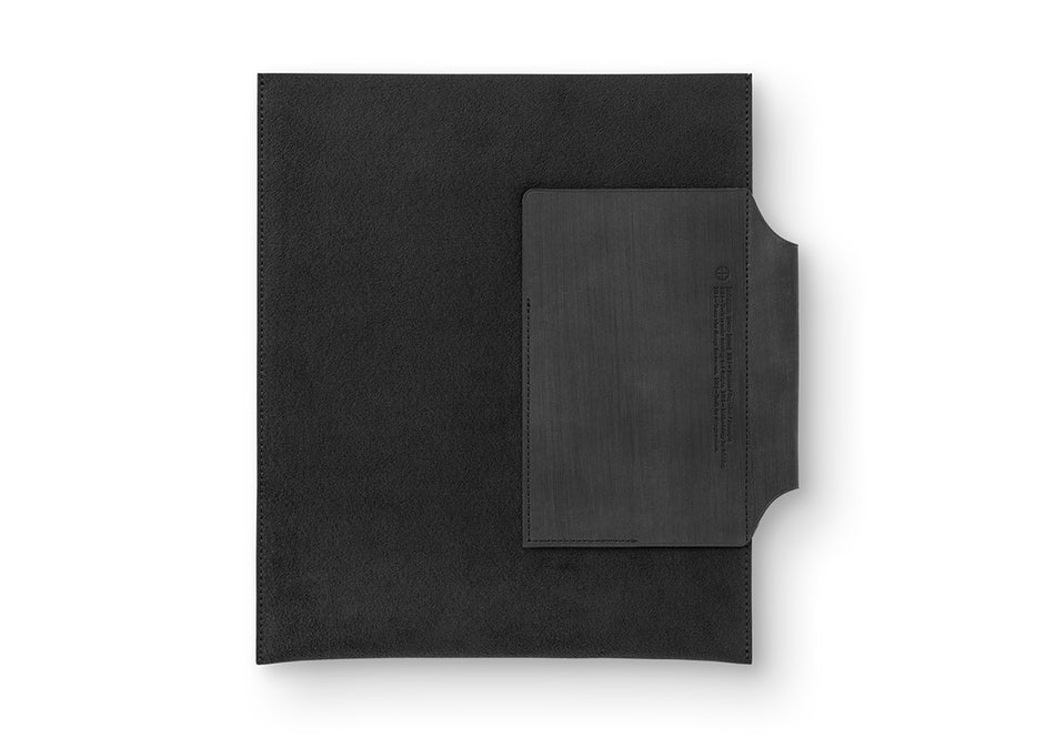 PLOTTER Leather Binder Case - (A5) Black