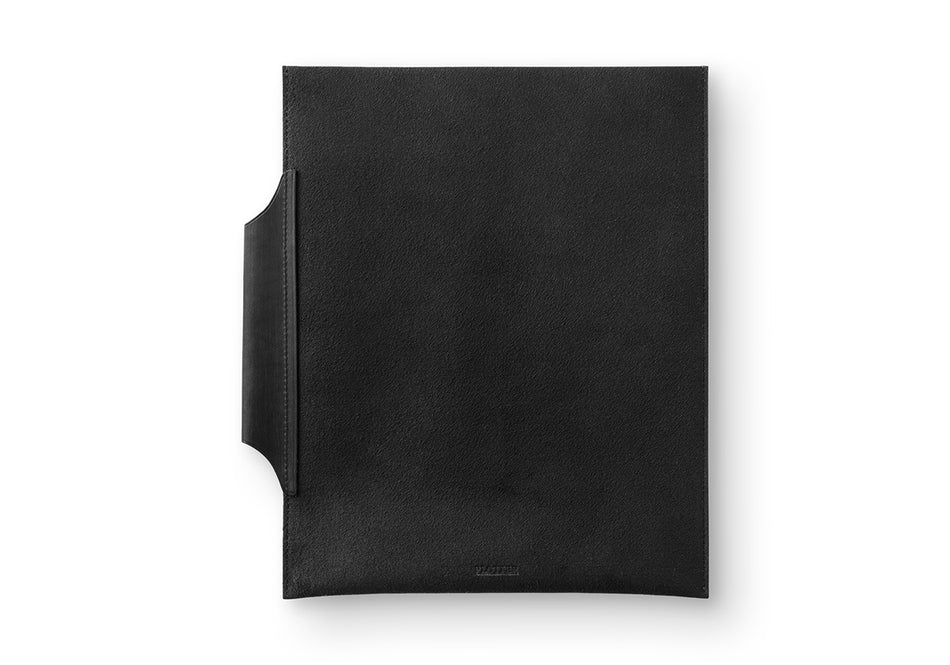 PLOTTER Leather Binder Case - (A5) Black