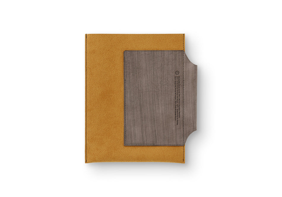 PLOTTER Leather Binder Case - (Bible Size) Gray