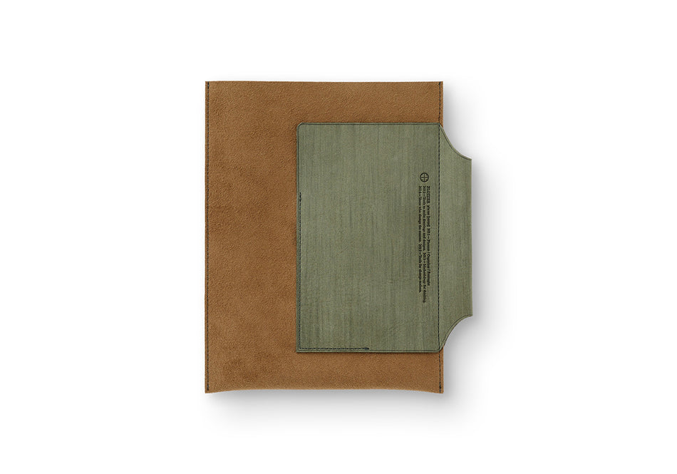PLOTTER Leather Binder Case - (Bible Size) Green