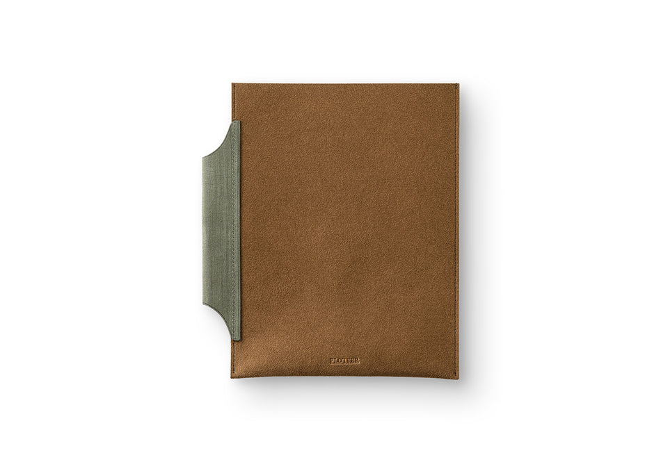 PLOTTER Leather Binder Case - (Bible Size) Green