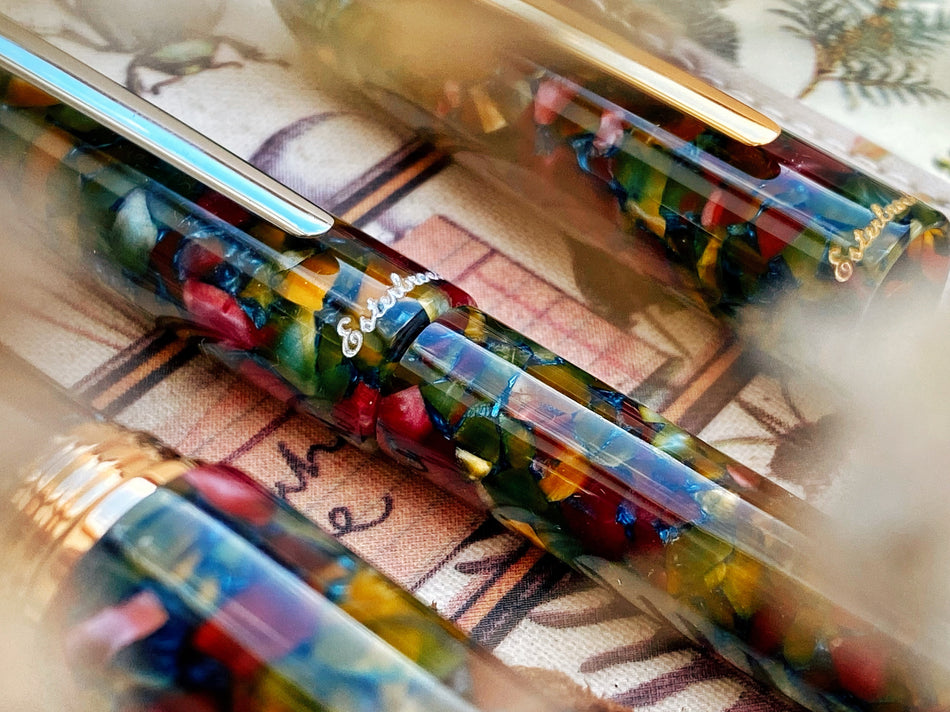 Esterbrook Estie Botanical Gardens Gold Trim Rollerball