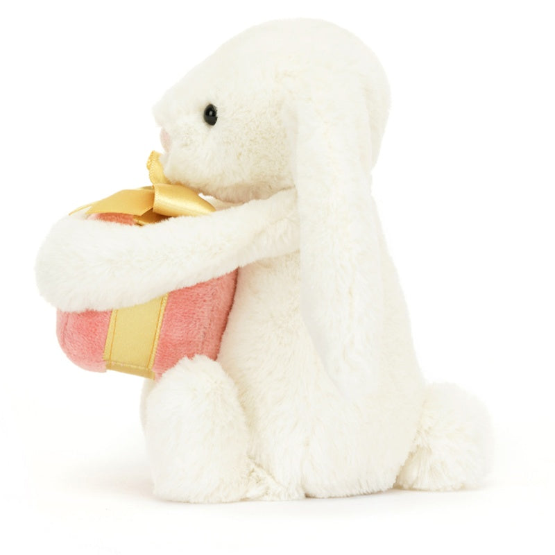 Jellycat Bashful Bunny with Present