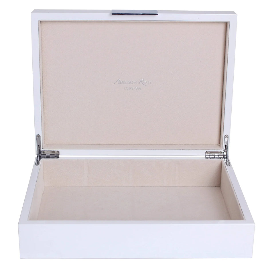 Baker Ross EV729 Pencil Box, 20Cmx7Cmx4Cm, White 3 Pack