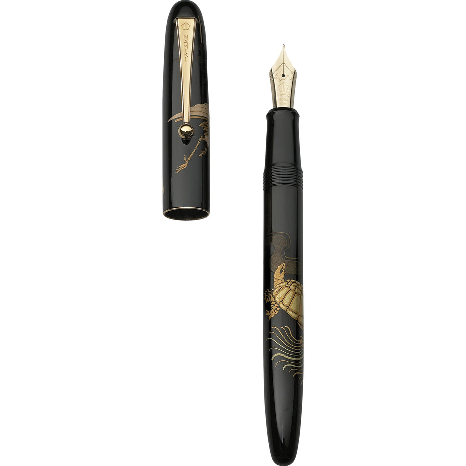 Namiki Nippon Art Fountain Pen - Crane and Turtle