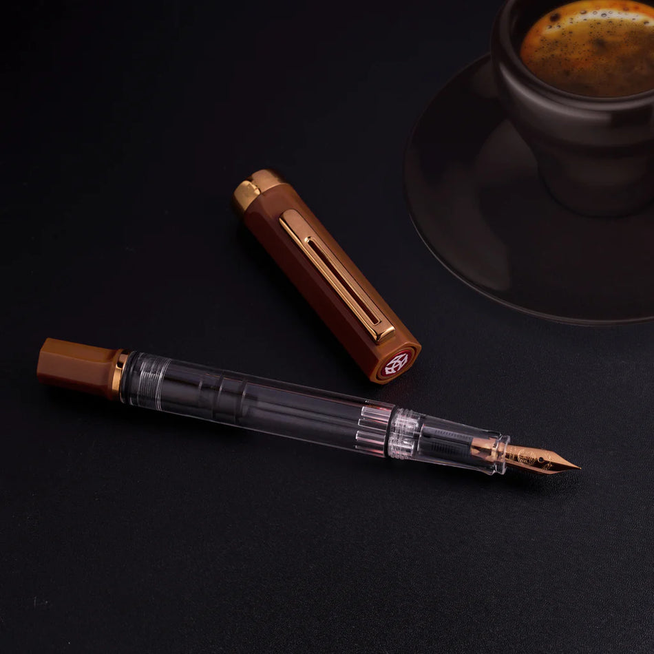 Twsbi Eco Fountain Pen - Espresso with Bronze