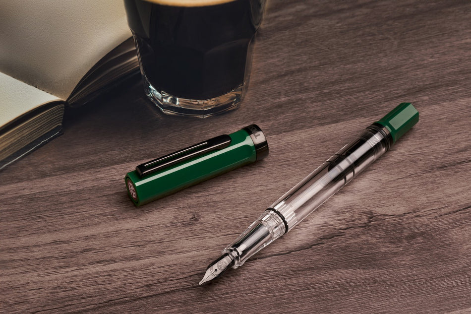 Twsbi ECO Fountain Pen - Irish Green with Onyx