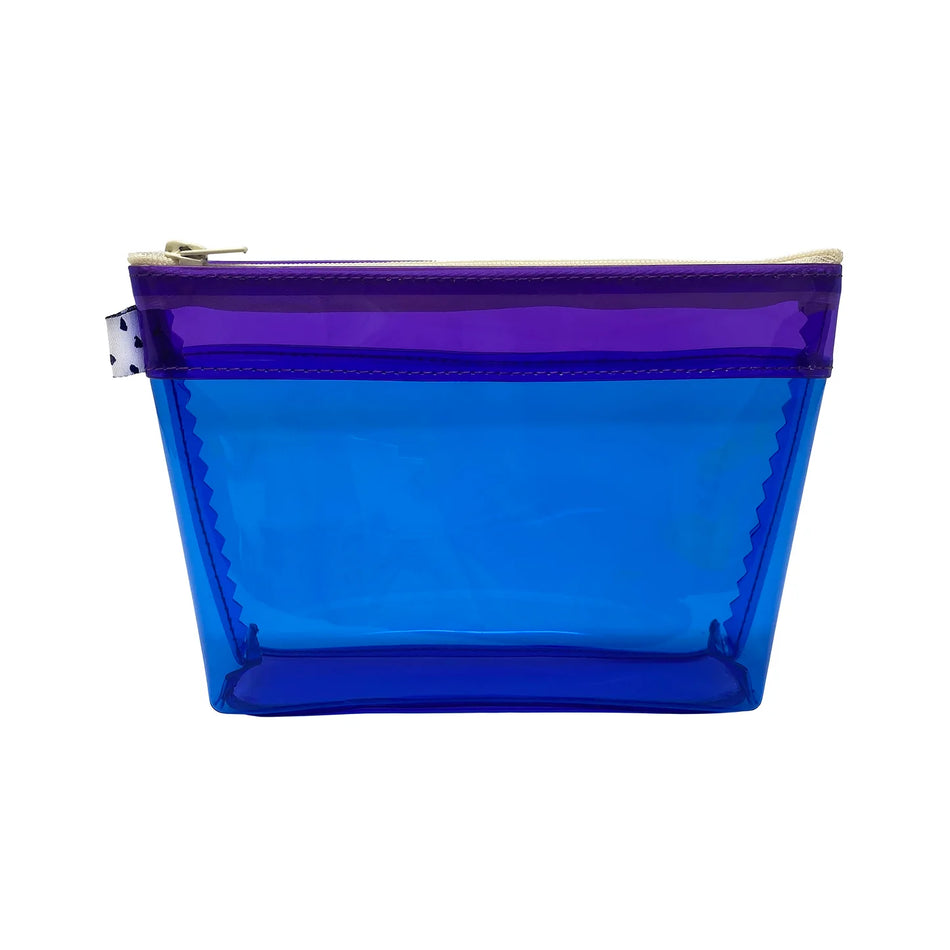 Kate Corn Purple & Blue Jelly Flat-Bottom Pouch