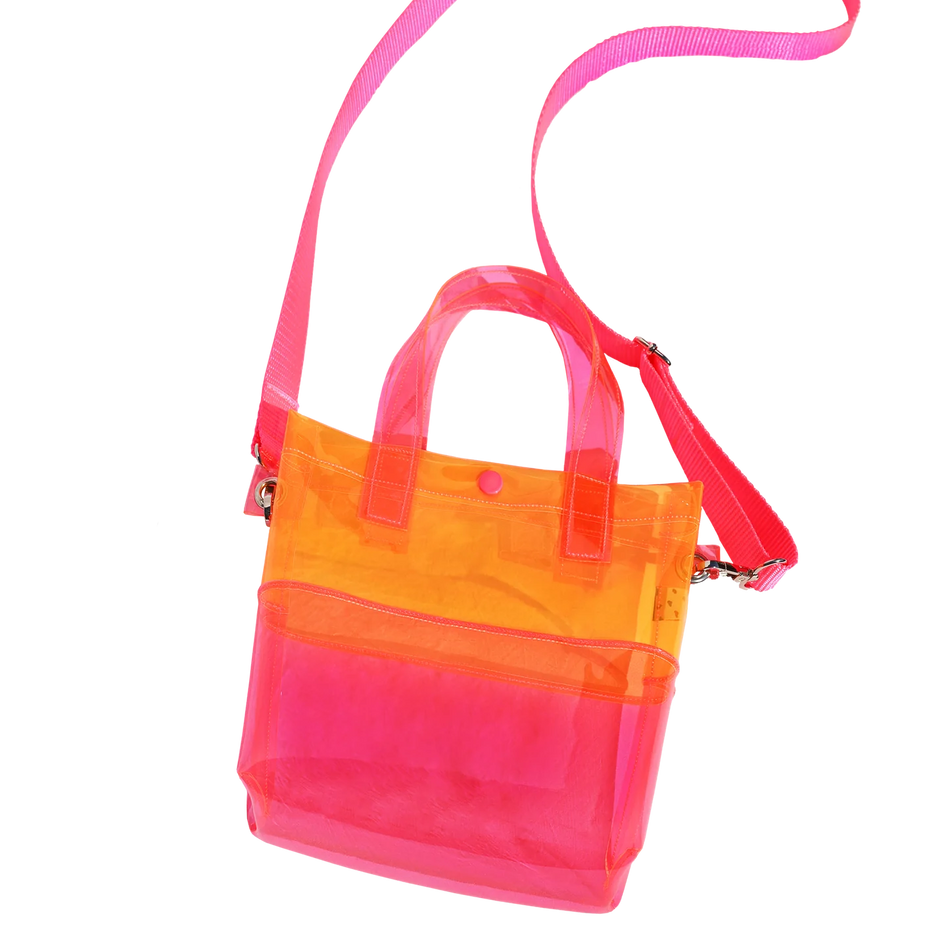 Kate Corn Pink & Orange Handle Bag