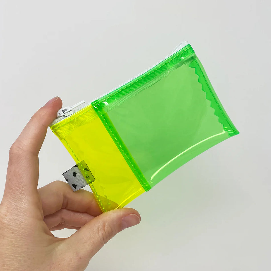 Kate Corn Yellow & Green Jelly Wallet