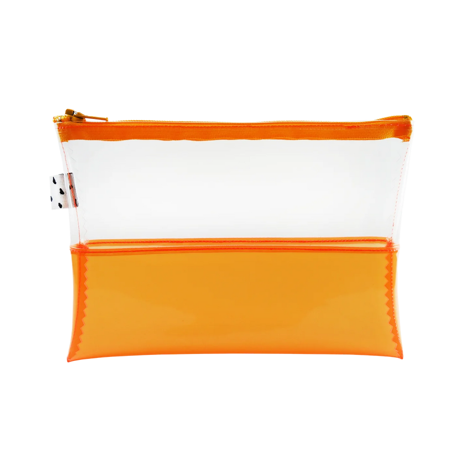 Kate Corn Clear & Orange Jelly Pouch