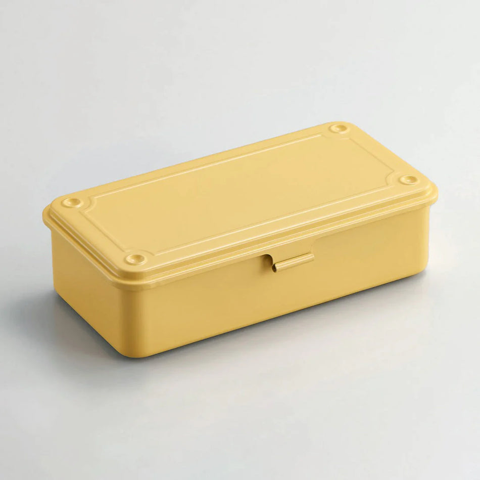 Toyo Steel Co. Steel Stackable Storage Box T-190 - Yellow