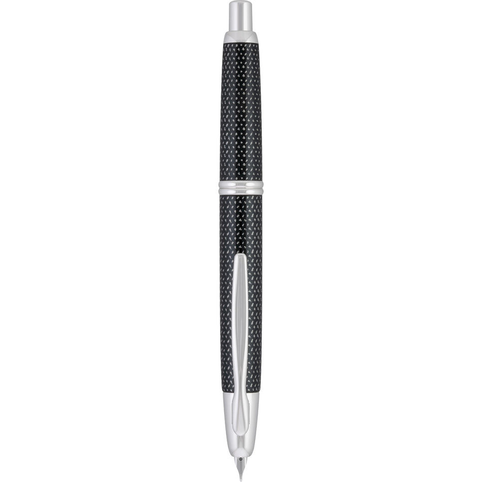 Pilot Vanishing Point Fountain Pen - Black Carbonesque