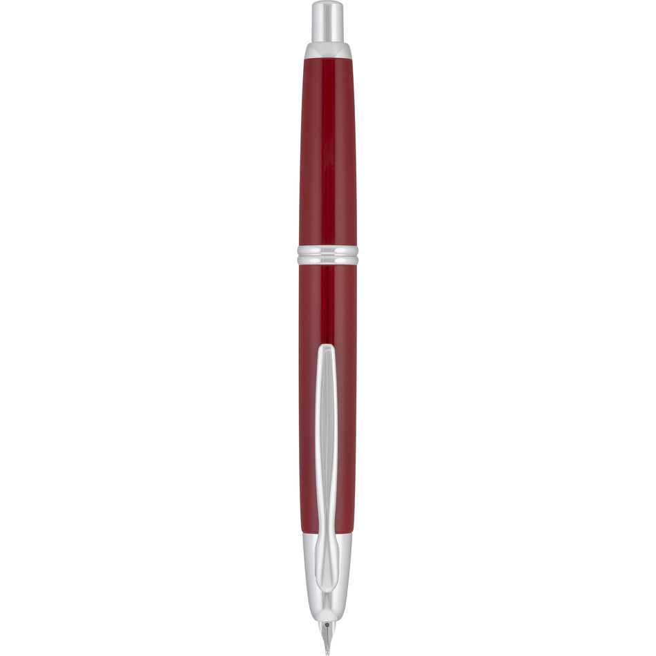 Pilot Vanishing Point Fountain Pen - Red and Chrome