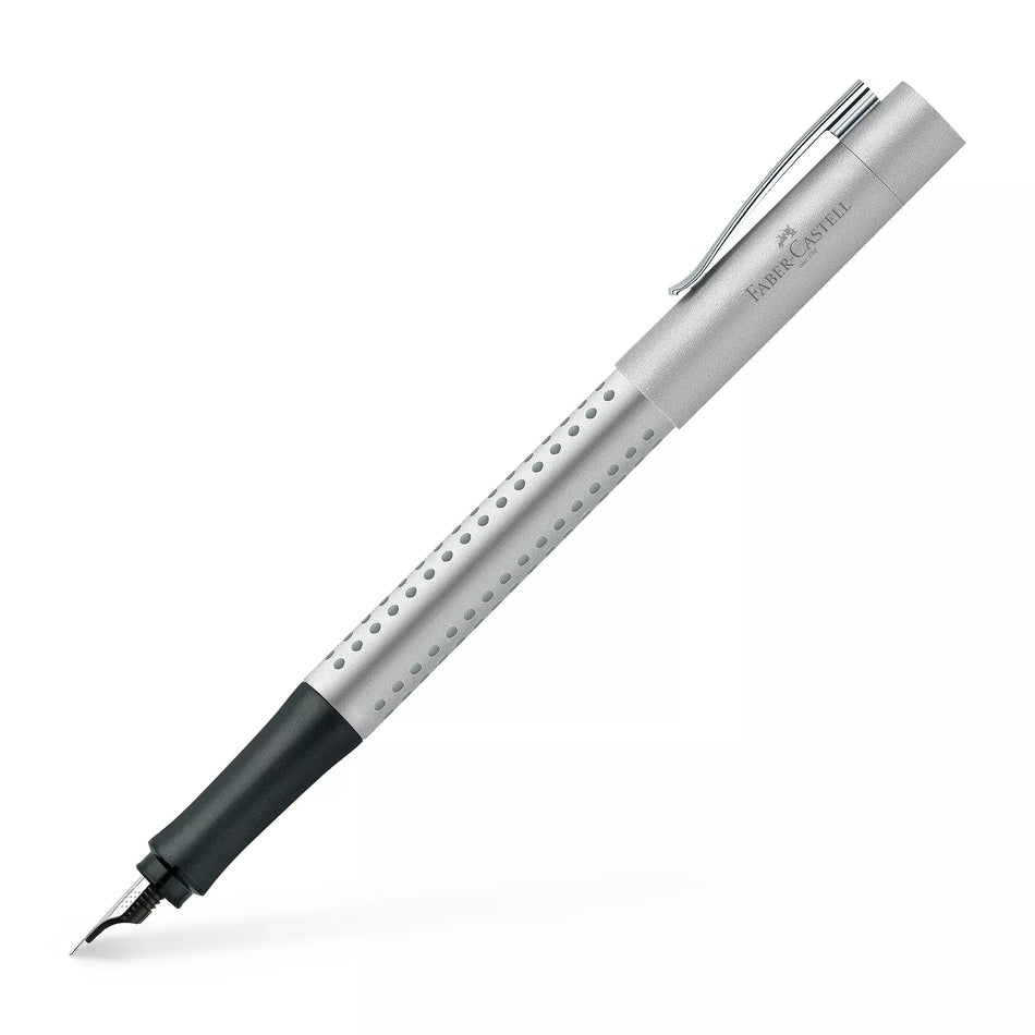 Faber-Castell Grip 2011 Silver Fountain Pen