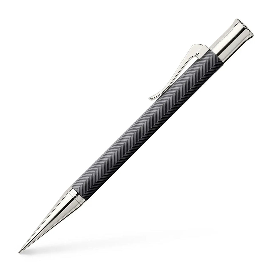 Graf Von Faber Castell Guilloche Mechanical Pencil -  Cisele Anthracite (0.7)