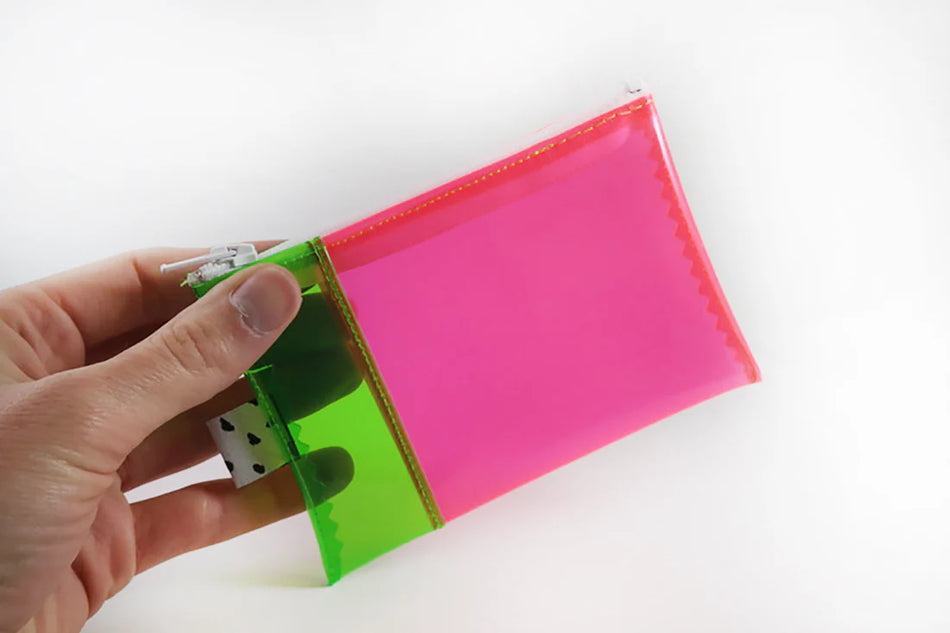 Kate Corn Green & Pink Jelly Wallet