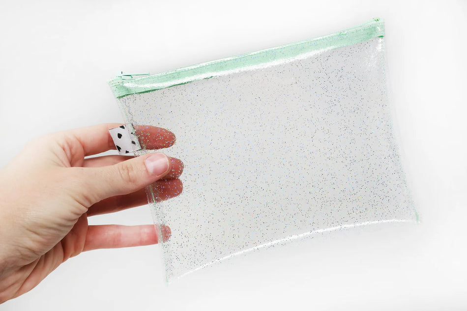 Kate Corn Glitter Jelly Pouch