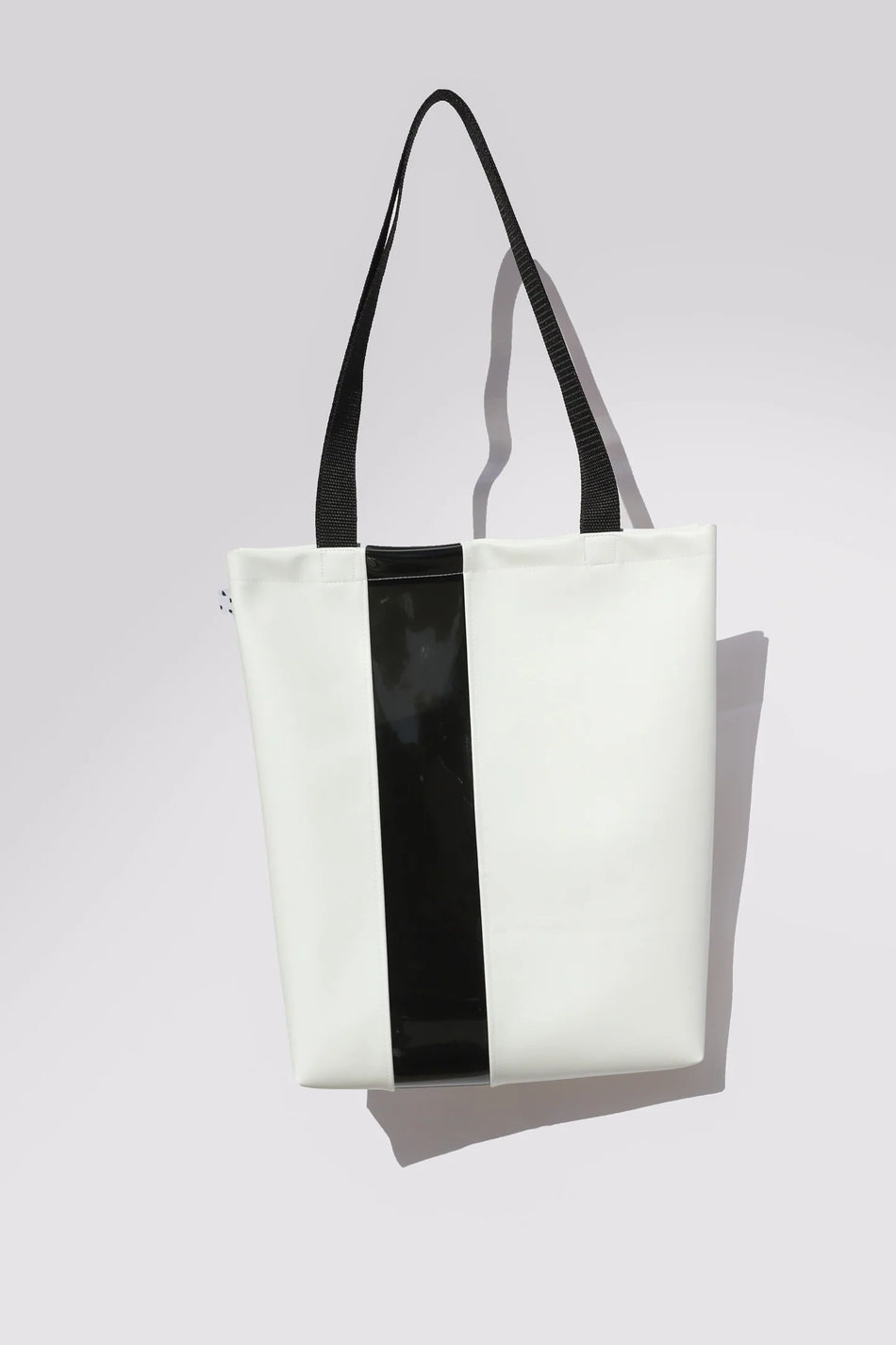 Kate Corn White & Black Stripe Tote Bag