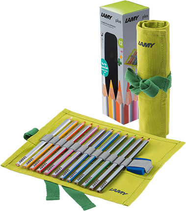 Lamy Plus Colored Pencil - 12 Color Roll Set