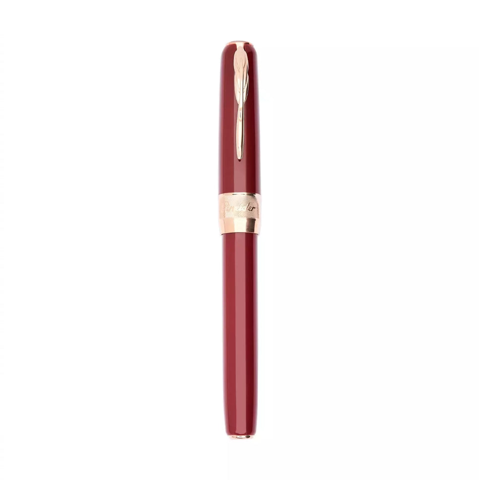 Pineider Classic Fountain Pen - Bordeaux/Rose Gold