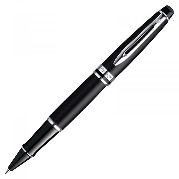 Waterman Expert - Black with Silver Trim - Rollerball