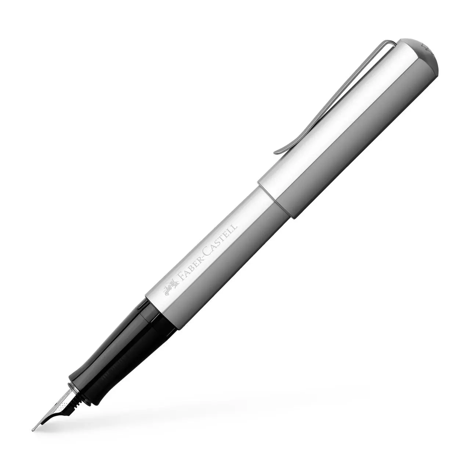 Faber Castell Hexo Fountain Pen - Silver