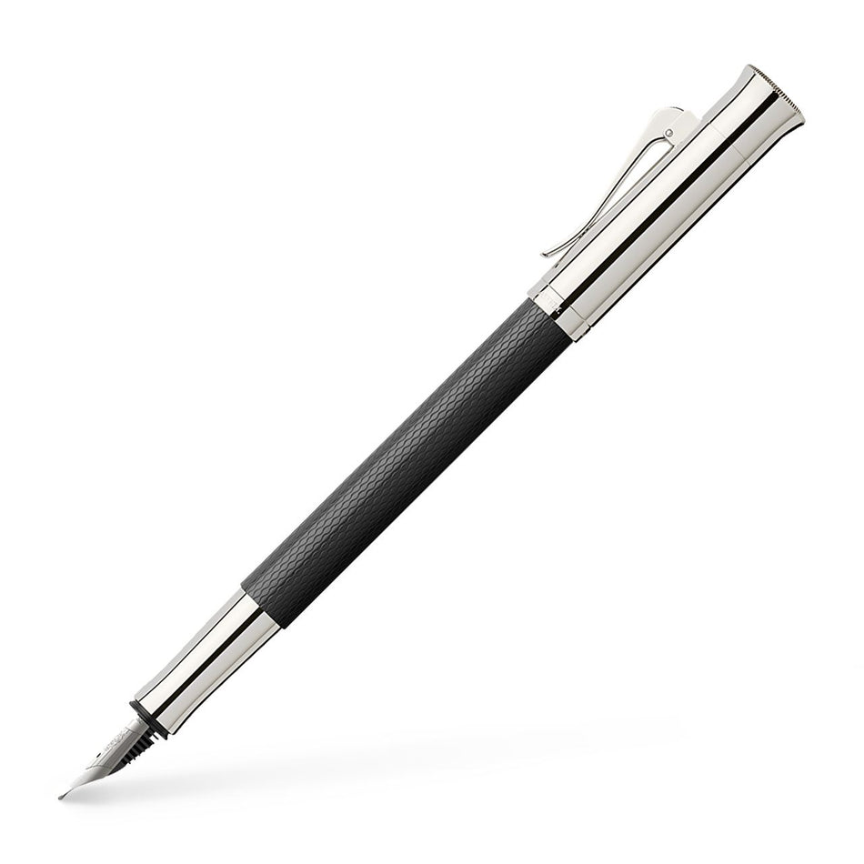 Graf Von Faber Castell Guilloche Fountain Pen - Black