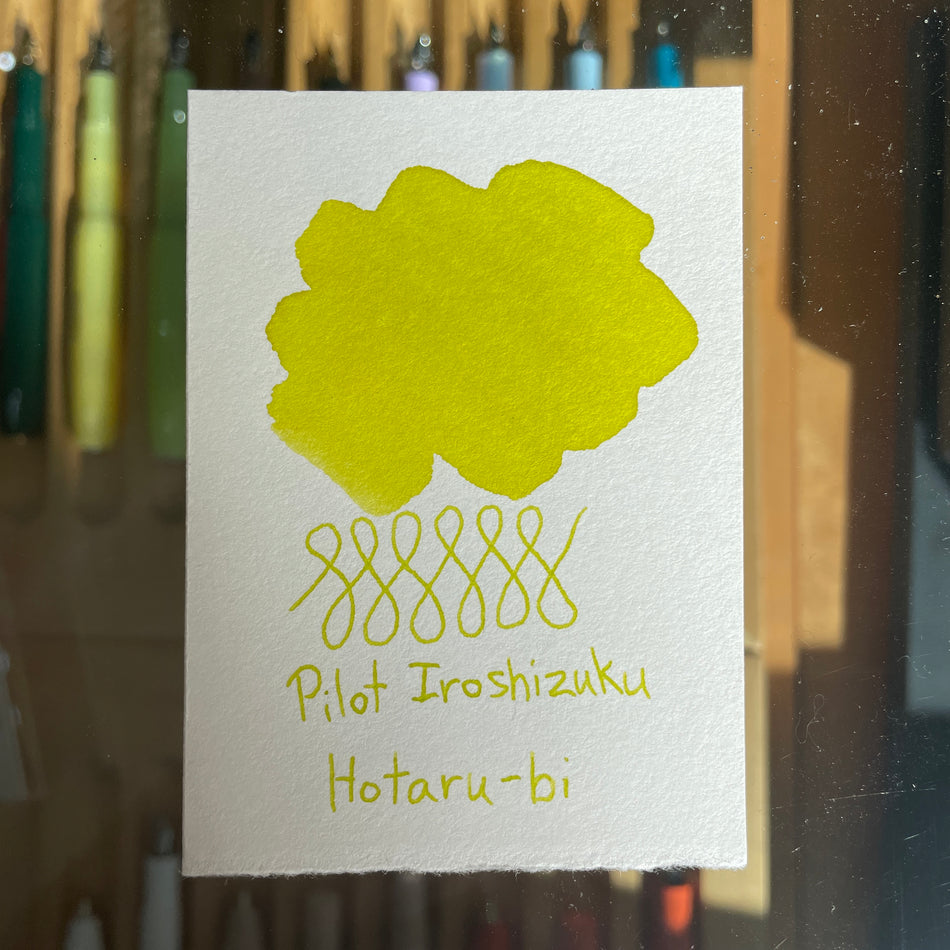 Pilot Iroshizuku Bottled Fountain Pen Ink (50ml) - Light of Fireflies (Hotaru-Bi)