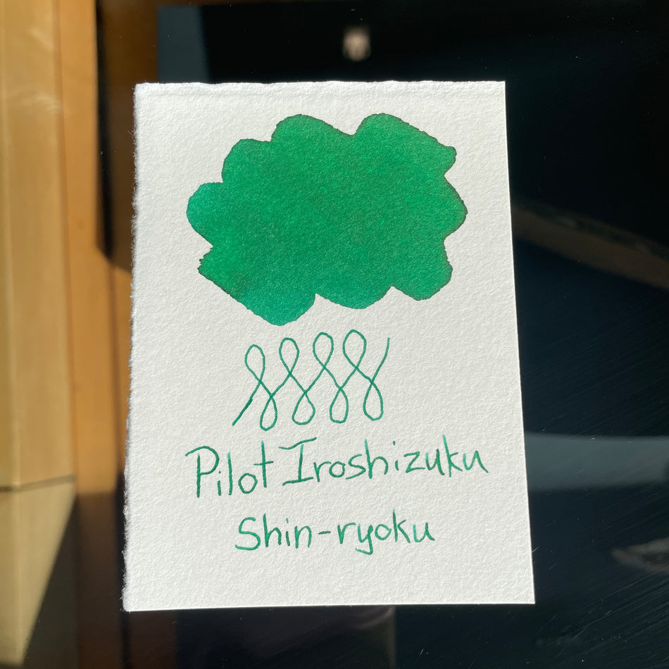 Pilot Iroshizuku Bottled Fountain Pen Ink (50ml) - Forest Green (Shin-Ryoku)