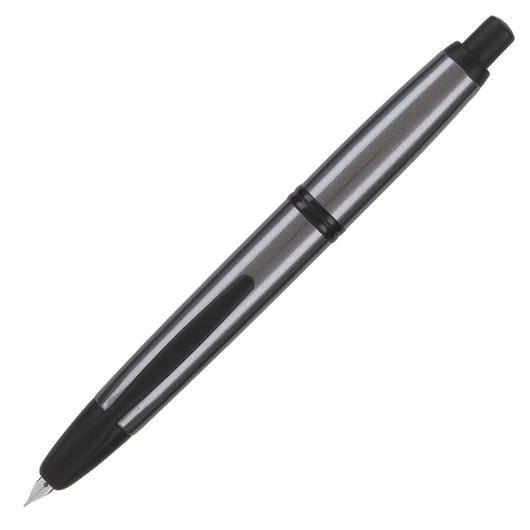 Pilot Vanishing Point Fountain Pen - Gun Metal and Black