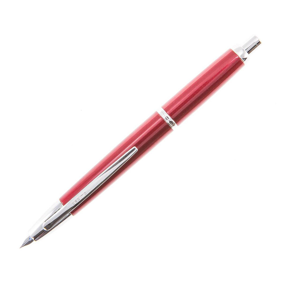 Pilot Vanishing Point Fountain Pen - Red and Chrome