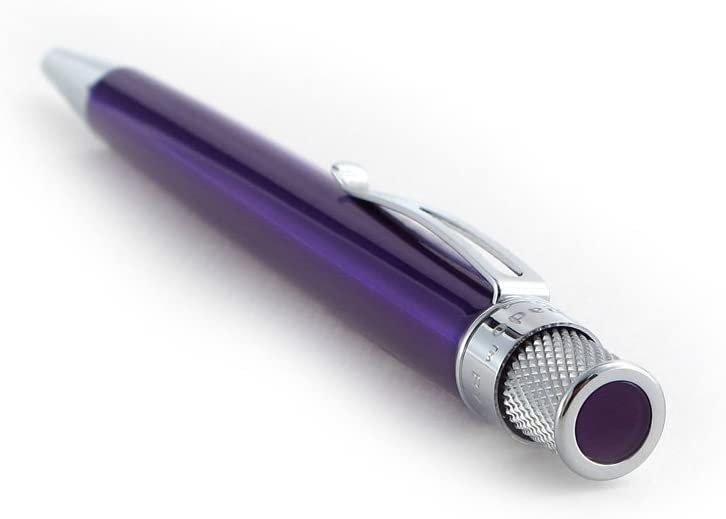 Retro 1951 Tornado Rollerball -Classic Lacquer with Chrome Trim - Purple