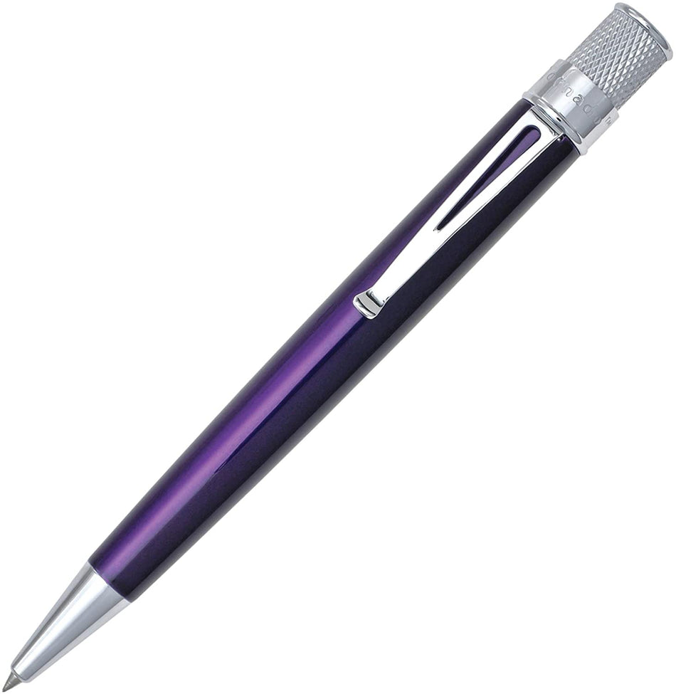 Retro 1951 Tornado Rollerball -Classic Lacquer with Chrome Trim - Purple